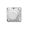 Ami Bearings -SINGLE ROW BALL BEARING - 1-1/4 ZINC NARROW SET SCREW WHITE 4-BOLT FLANGE CLS COV BS BFPL7-20MZ2CEW - alternate 1